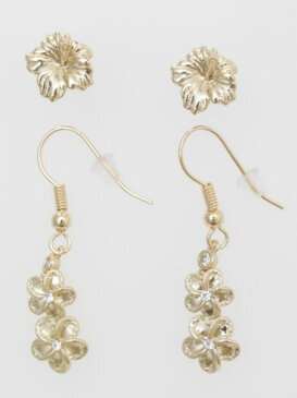 Kahiko 公式 《フラワーSETピアス》 カヒコ ハワイアン アクセサリー ピアス/イヤリング 4CSZ0254