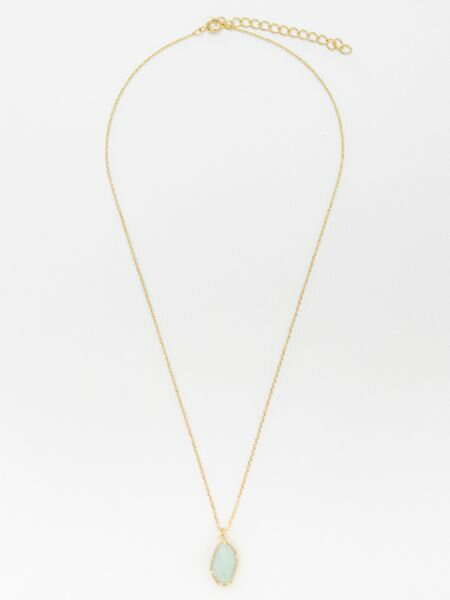 【10%OFFクーポン 11.20 20:00～11.27 1:59】【岩座(いわくら)公式店】 留め石ネックレス 岩座 神社 浄化 天然石 パワーストーン アクセサリー 石とメタルのアクセサリー2KXZ9607