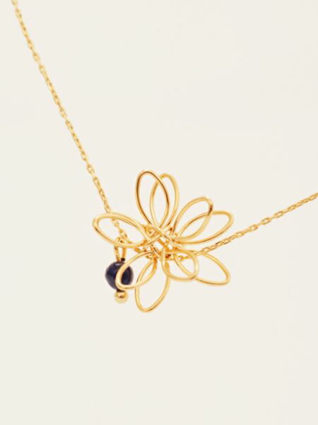 【10%OFFクーポン 11.20 20:00～11.27 1:59】【岩座(いわくら)公式店】 石花ネックレス 岩座 神社 浄化 天然石 パワーストーン アクセサリー 石とメタルのアクセサリー2KXZ0073