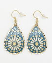 【通販限定SALE】【チャイハネ公式店】 タイルドロップピアス エスニック アジアン アクセサリー ピアス IJCZ1218
