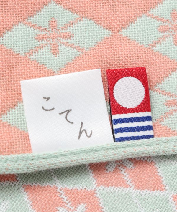 【岩座(いわくら)公式店】 花菱(はなびし)ハンカチ 岩座 神社 浄化 天然石 パワーストーン 雑貨 手ぬぐい・タオル3FJP0011