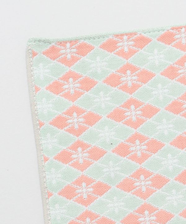 【岩座(いわくら)公式店】 花菱(はなびし)ハンカチ 岩座 神社 浄化 天然石 パワーストーン 雑貨 手ぬぐい・タオル3FJP0011