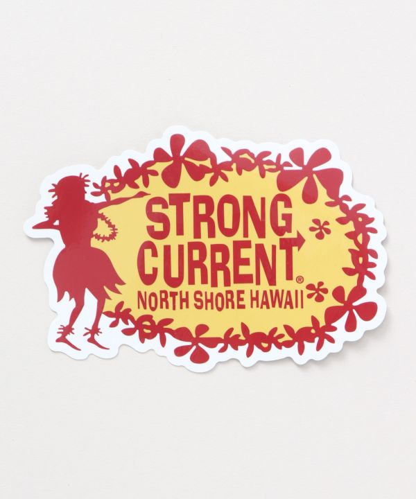 【Kahiko 公式店】 [フラ15cmステッカー【STRONG CURRENT】] カヒコ ハワイアン 雑貨/インテリア ステッカー/カード4JDP2104