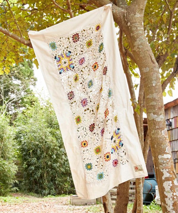 【SALE】チャイハネ公式店 [クロシュタフリークロス（150cm）] エスニック アジアン ボヘミアン ファブリック ベッドカバー/マルチクロス NSRP21B8のサムネイル