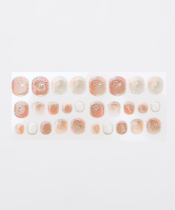 【10%OFFクーポン 11.20 20:00〜11.27 1:59】倭物やカヤ公式店 [にじみ淡色ネイルシール] 和柄 和モダ..