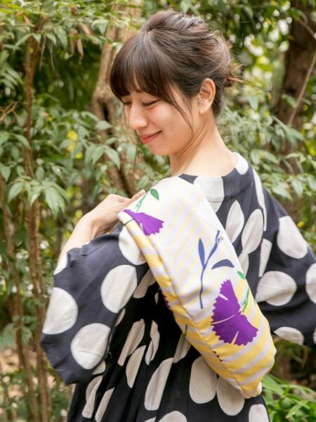 倭物やカヤ公式店 [行楽小たすきBAG] 和柄 和モダン 和服　レトロ がま口/バッグ他 バッグ/トート 7IKP0212のサムネイル