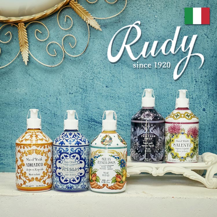 再入荷◆送料無料◆【From Italy】ルディ ラ・マヨルカ リッキッドソープ ルディ RUDY ヨーロッパ雑貨 北欧 フレグランス ハンドウォッシュ Rudy La Maioliche ハンドソープ ラマヨルカ オーガニック ソープ アロマ SSWP0051 Rudy ルディ ラ・マヨルカ 香水 ルディ