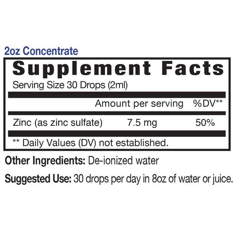 エイドンイオニックミネラルズ 亜鉛 60ml (2oz) リキッドタイプ Eidon Ionic Minerals Zinc Liquid Concentrate 濃縮液 ディフェンス バリア 健康 元気 cbbcos-10003943 CMG海外コスメ百貨店 サンプル画像3