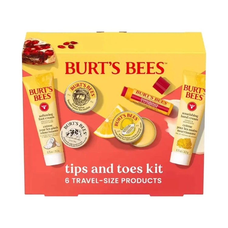 バーツビーズ ティップス＆トーズ 6点ギフトセット Burt's Bees Tips and Toes 6 Piece Gift Set 【お取り寄せ商品】
