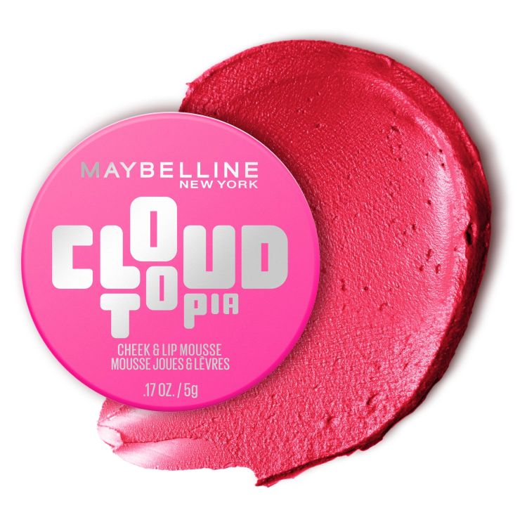 メイベリン クラウドトピア ホイップブラッシュ ピンクデイドリーム 約60mL Maybelline Cloudtopia Whipped Blush, Blurred Matte Finish Cheek & Lip Mousse, Pink Daydream 【お取り寄せ商品】
