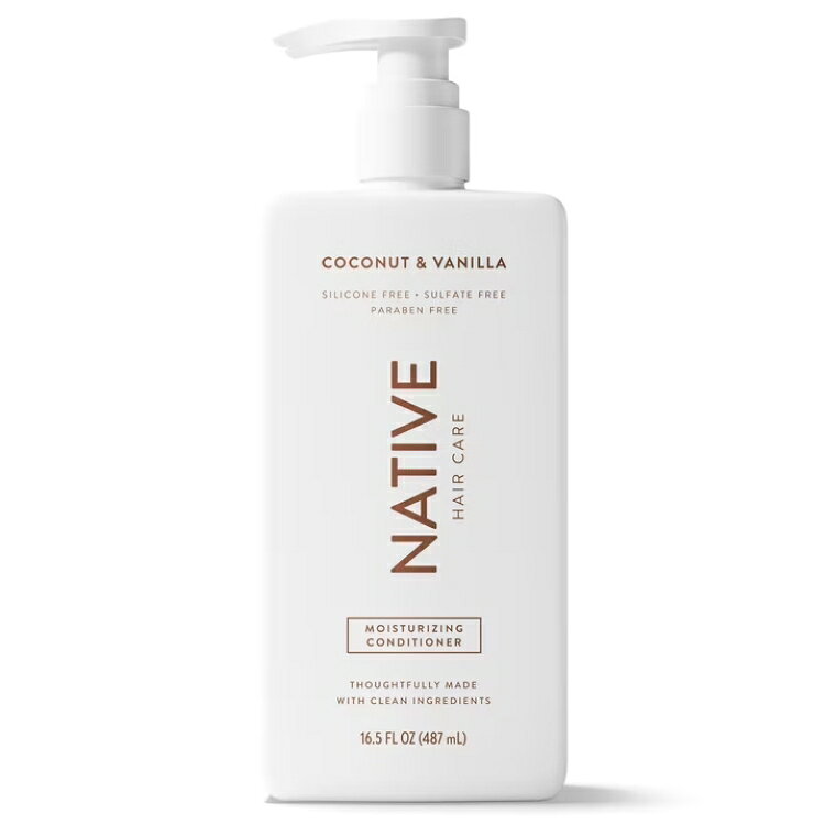 ネイティブ モイスチャライジングコンディショナー ココナッツ＆バニラ 約488mL Native Moisturizing Conditioner Coconut & Vanilla 16.5 fl oz 【お取り寄せ商品】