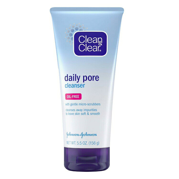 クリーン＆クリア デイリーポア フェイスクレンザー 160g Clean & Clear Daily Pore Face Cleanser for Acne-Prone Skin, 5.5 oz. 【お取り寄せ商品】