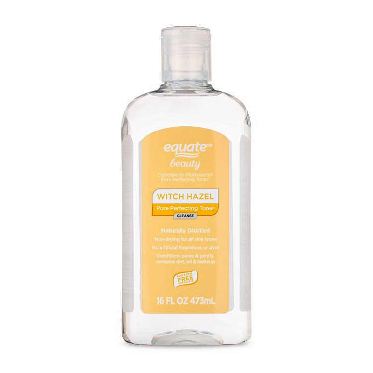 エクエート ビューティー ウィッチヘーゼルポアパーフェクティングトナー 473ml Equate Beauty Witch Hazel Pore Perfecting Toner, 16 fl oz 【お取り寄せ商品】