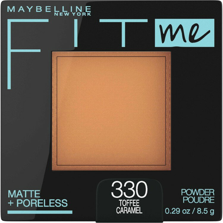メイベリン フィットミー マットポアレス プレストパウダー トフィー 約8g Maybelline Fit Me Matte Poreless Pressed Face Powder Makeup, Toffee, 0.29 oz 【お取り寄せ商品】