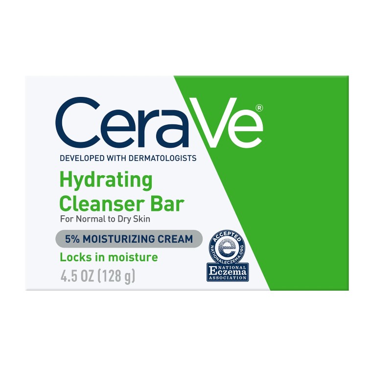 セラヴィ ハイドレーティング クレンジングバー 128g CeraVe Hydrating Cleansing Bar for Face and Body for Normal to Dry Skin, 4.5 oz 【お取り寄せ商品】
