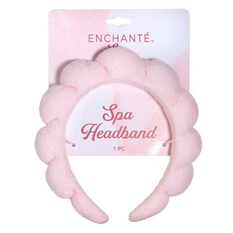 アンシャンテ クレセント ピンク スパヘッドバンドは、やわらかな素材で快適に使えるヘアアクセサリーです。スキンケアやメイク時に髪をすっきりまとめます。頭の形に沿うクレセント形状でフィットしやすく、ズレにくい設計。軽やかな着け心地で長時間の使用にも適しています。吸水性のある素材を使用し、日常のお手入れにも便利。洗いやすく乾きやすい仕様で、繰り返し使用できます。シンプルで使いやすく、セルフケア時間を快適にサポートするスパヘッドバンドです。