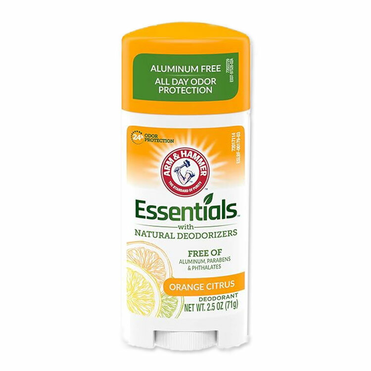 商品説明 ●Arm &amp; Hammer (アーム&amp;ハンマー)はアメリカで170年以上にわたる歴史があり、信頼されている重曹ブランドです。 ●重曹と天然植物抽出物の組み合わせにより、効果が長続き！ ●いつでもどこでも簡単臭いケア♪スティックタイプで、汗ばむところにサっと塗れる！ ●最大で24時間の効果を発揮！より長く清潔な状態を保つことができます。 ●爽やかなオレンジシトラスの香り！男性にも女性にもオススメです。 ※アルミニウムフリー / パラベンフリー / フタル酸エステル不使用 / 動物性成分不使用 / 合成着色料不使用【ARM & HAMMERのこだわり】 Arbor day foundation / カーボンニュートラル / Green-e&reg;認定 「エッセンシャル」シリーズはこちら Arm &amp; Hammer(アーム＆ハンマー)のアイテムはこちら その他のデオドラントはこちら 消費期限・使用期限の確認はこちら 内容量 71g (2.5oz) 成分内容 詳細は画像をご確認ください ※詳しくはメーカーサイトをご覧ください。 ご使用方法 乾いた脇の下に塗布してください。 メーカー Arm &amp; Hammer (アーム&amp;ハンマー) ・お肌に合わない場合は使用をやめ、症状によっては医師にご相談ください。 ・効能・効果の表記は薬機法により規制されています。 ・医薬品該当成分は一切含まれておりません。 ・メーカーによりデザイン、成分内容等に変更がある場合がございます。 ・製品ご購入前、ご使用前に必ずこちらの注意事項をご確認ください。 Arm &amp; Hammer Essentials Natural Deodorant Orange Citrus- 2.5 oz 生産国: アメリカ 区分: 化粧品 広告文責: ㈱ REAL MADE 050-3138-5220 配送元: CMG Premium Foods, Inc. あーむあんどはんまー あーむ&amp;はんまー アームアンドハンマー 人気 にんき おすすめ お勧め オススメ ランキング上位 らんきんぐ かいがい 海外 デオドラント でおどらんと 匂い 臭い におい エチケット マナー 運動 うんどう フィットネス ワークアウト わーくあうと とれーにんぐ トレーニング ジム 筋トレ スポーツ オフィス 暑い 汗 定番 だんせい めんず じょせい れでぃーす スティック 脇汗 ワキ わき あせ 汗 汗対策 匂いケア すっきり さっぱり 快適 持ち運び おれんじしとらす