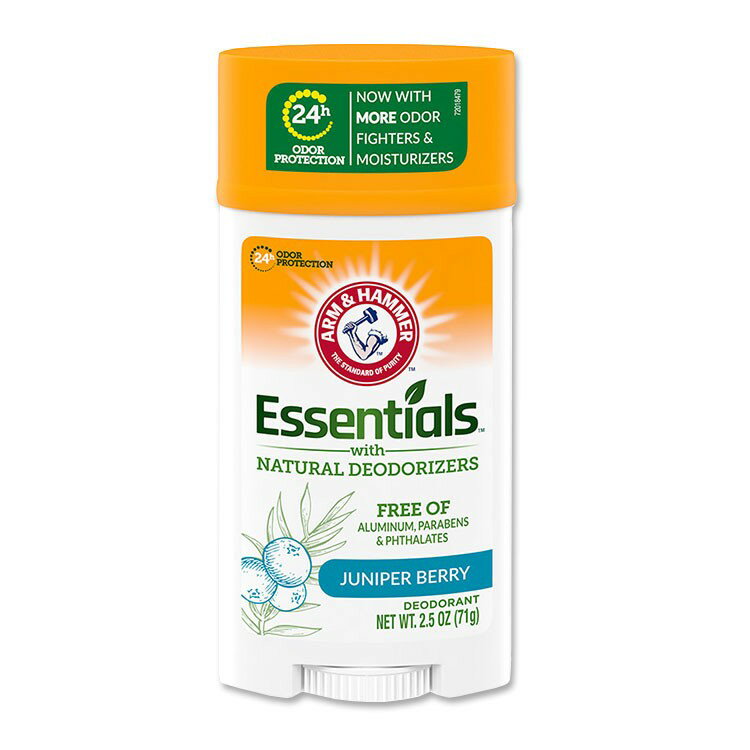 乐天商城 - アームアンドハンマー エッセンシャル デオドラントスティック ジュニパーベリー 71g (2.5oz) ARM & HAMMER ULTRAMAX Essentials Solid Deodorant Juniper Berry メンズ