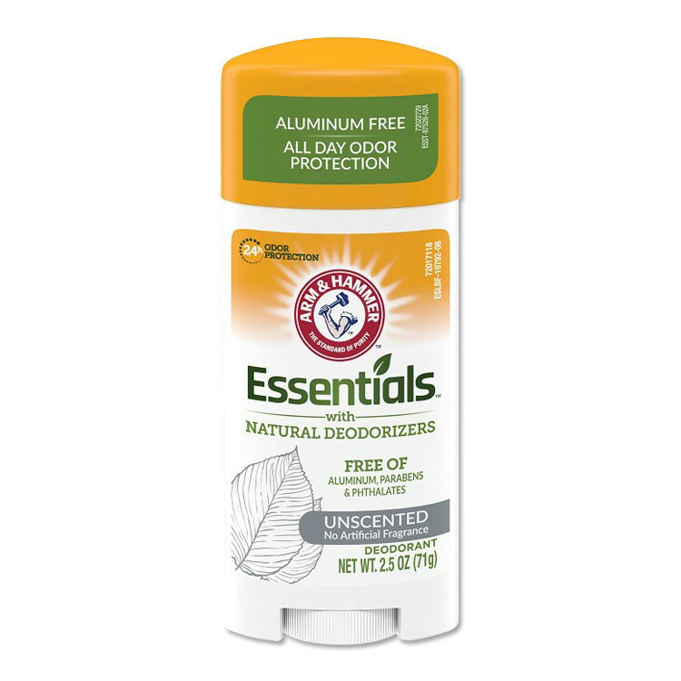 Rakuten - アームアンドハンマー エッセンシャル デオドラントスティック 71g (2.5oz) 無香料 ARM & HAMMER Essentials Solid Deodorant Stick Unscented メンズ