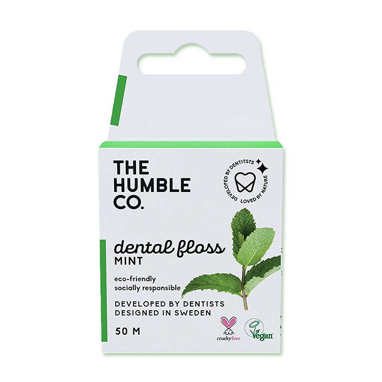 Rakuten - ザ ハンブル コー デンタルフロス フレッシュミント 50m THE HUMBLE CO Dental Floss Fresh Mint エコ 切れにくい 天然【お取り寄せ商品】【合わせて買いたい】