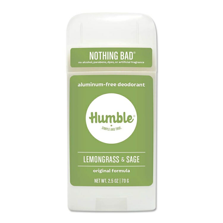Rakuten - ハンブル デオドラント スティック オリジナルフォーミュラ レモングラス&セージの香り 70g (2.5oz) HUMBLE BRANDS Deodorant ORIGINAL FORMULA Lemongrass & Sage スティックデオドラント 脇 汗 臭い ナチュラル【お取り寄せ商品】【合わせて買いたい】