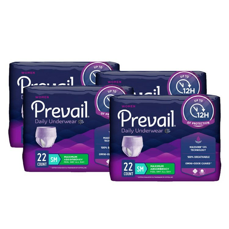 生理期用 - プリヴェイル 失禁を防ぐアンダーウェア 88枚 スモール Prevail Incontinence and Postpartum Protective Underwear for Women Small 【お取り寄せ商品】【アメリカコストコ品】