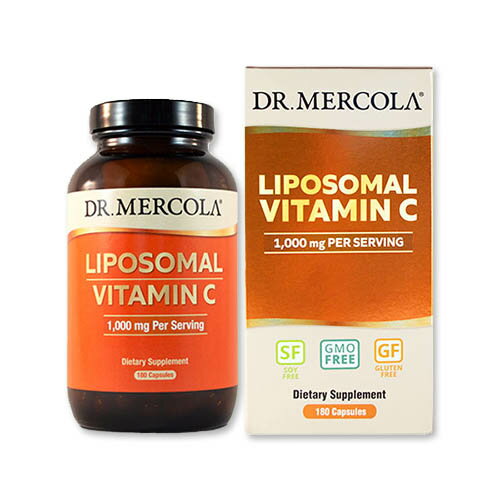 Rakuten - ドクターメルコラ リポソームビタミンC サプリメント 1000mg 180粒 DR. MERCOLA Liposomal VitaminC カプセル