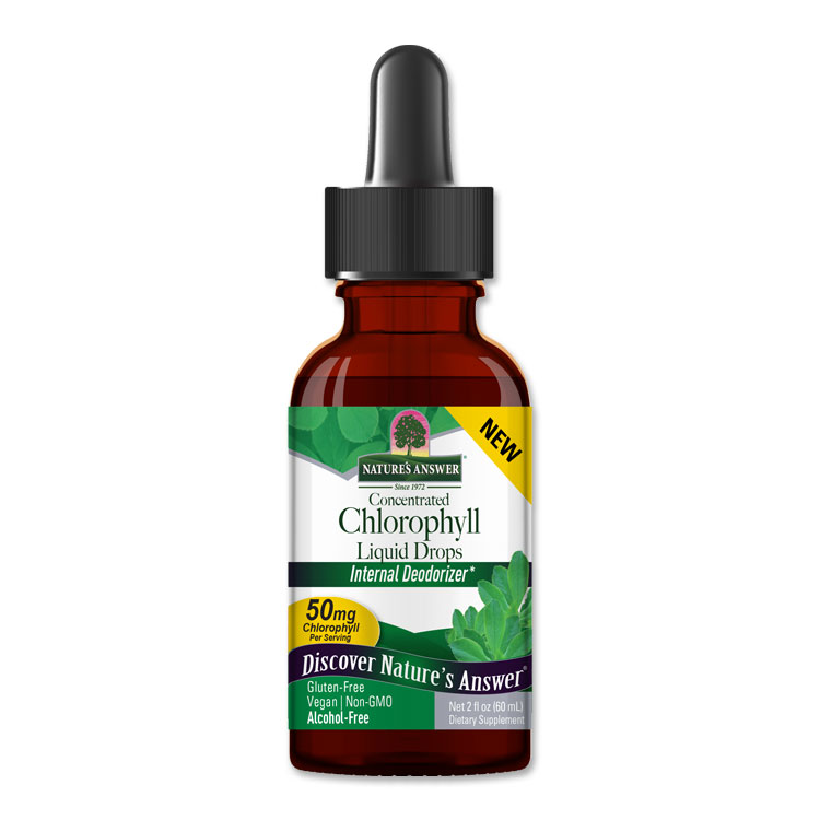 Rakuten - ネイチャーズアンサー クロロフィル リキッドドロップス 60ml (2floz) Nature's Answer Chlorophyll Liquid Drops サプリメント 濃縮【お取り寄せ商品】