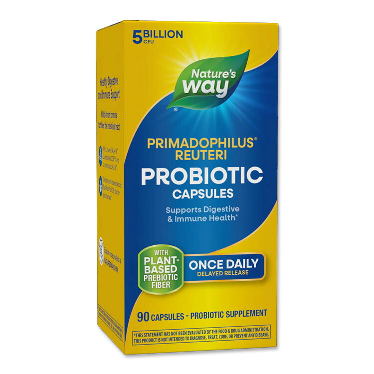 ネイチャーズウェイ プリマドフィラス ロイテリ プロバイオティック 90粒 Nature's Way Primodophilus Reuteri Probiotic ベジタブルカプセル