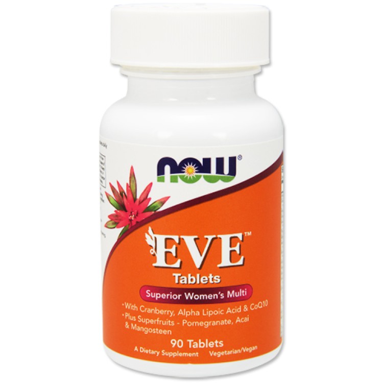 Rakuten - イヴ ウーマンマルチビタミン タブレット 90粒 NOW Foods (ナウフーズ) Eve Women's Multiple Vitamin - 90 Tablets