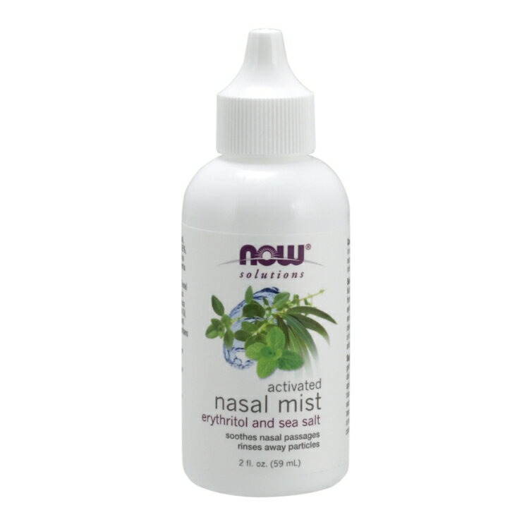 樂天商城 - ナウフーズ アクティベイティッド 鼻用ミスト 59ml (2.0oz) NOW Foods Nasal Mist 生理食塩水 ミント