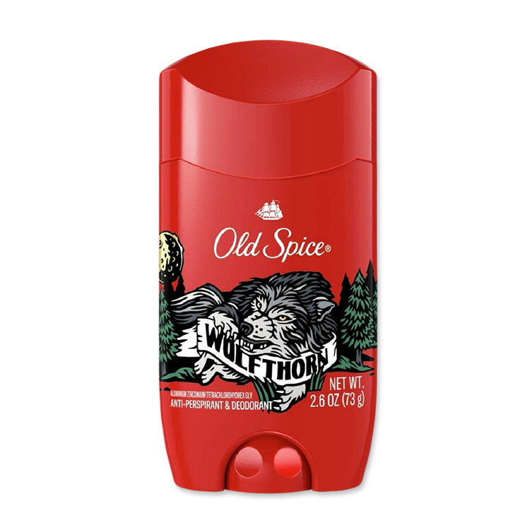 オールドスパイス ウルフソーン (アルミニウム入り) 73g (2.6oz) Old Spice Wolfthorn Antiperspirant Deodorant Wild Collection