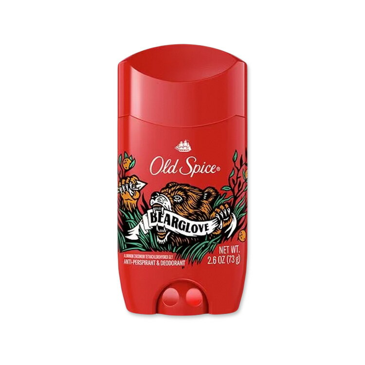 乐天商城 - オールドスパイス ベアグローブ デオドラント(アルミニウム入り) 73g (2.6oz) Old Spice Anti-Perspirant & Deodorant Wild Collection Bearglove