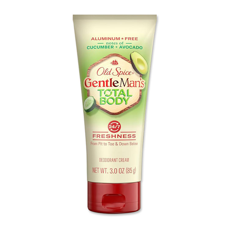 オールドスパイス ジェントルマンズ ブレンド ボディデオドラントクリーム キュウリ+アボカド 85g (3oz) Old Spice GentleMan's Blend Cucumber + Avocado Body Deodorant アルミニウムフリー