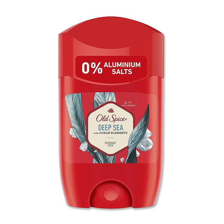 オールドスパイス ディープシー スティック デオドラント (アルミニウムフリー) 50ml (1.7 oz) Old Spice Deep Sea Stick Deodorant