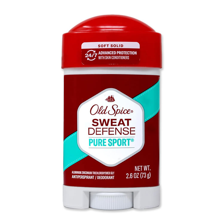 オールドスパイス ピュアスポーツプラス スウェットディフェンス デオドラント (アルミニウム入り) 73g (2.6oz) Old Spice Pure Sport Plus Sweat Defense Soft Solid Antiperspirant & Deodorant