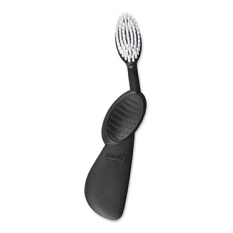 乐天商城 - ラディウス フレックスブラシ 歯ブラシ ブラック RADIUS Flex Brush Left Black 左利き 歯みがき ハブラシ 植物由来 環境に優しい 再生ゴム フレックスネック