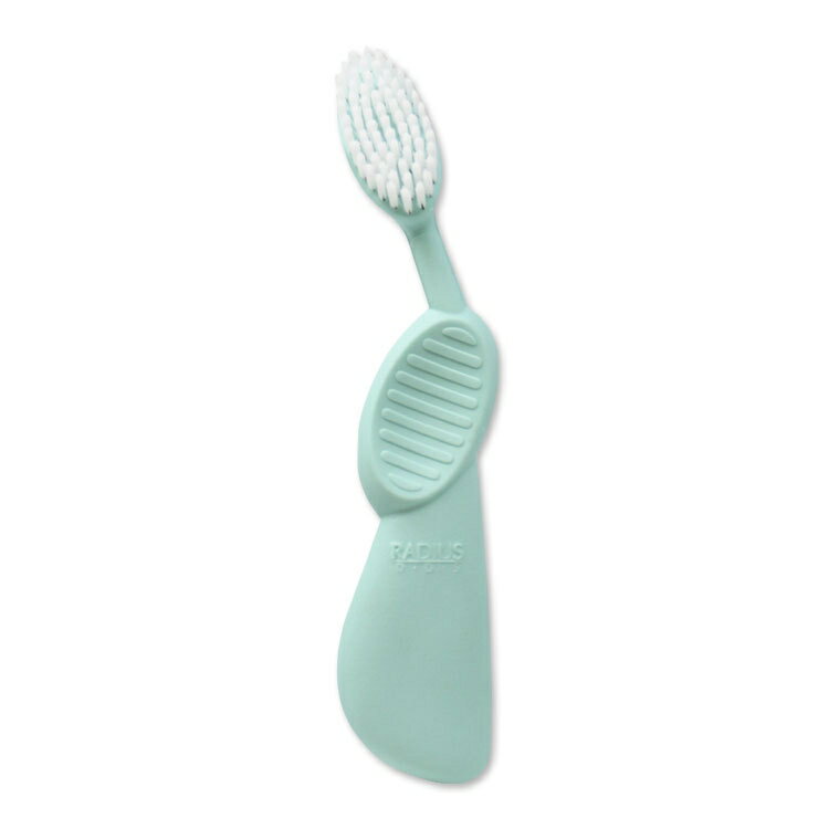 乐天商城 - ラディウス フレックスブラシ 歯ブラシ ミント RADIUS Flex Brush Left Mint 左利き 歯みがき ハブラシ 植物由来 環境に優しい 再生ゴム フレックスネック