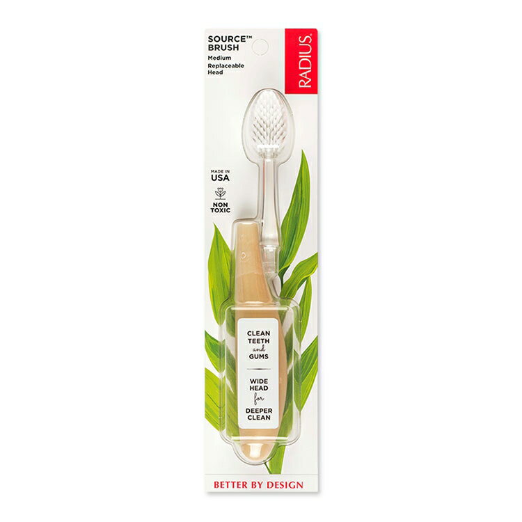 乐天商城 - ラディウス ソース フロス ブラシ ミディアム スターチ Radius Source Floss Brush Medium Starch 歯ブラシ ふつう毛 右利き 左利き