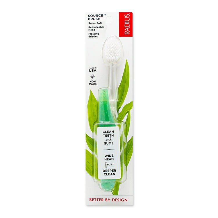 Rakuten - ラディウス ソース フロス ブラシ スーパーソフト ソーダポップエコグラインド Radius Source Floss Brush Super Soft Soda Pop Eco-Grind 歯ブラシ とても柔らかい毛 右利き 左利き