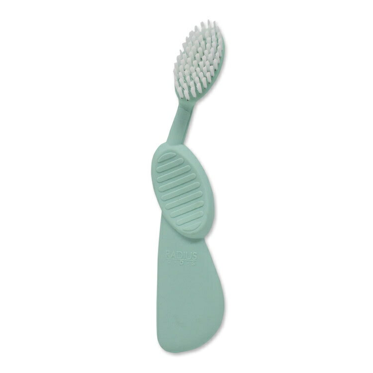 樂天商城 - ラディウス フレックスブラシ 歯ブラシ ミント RADIUS Flex Brush Right Mint 右利き 歯みがき ハブラシ 植物由来 環境に優しい 再生ゴム フレックスネック
