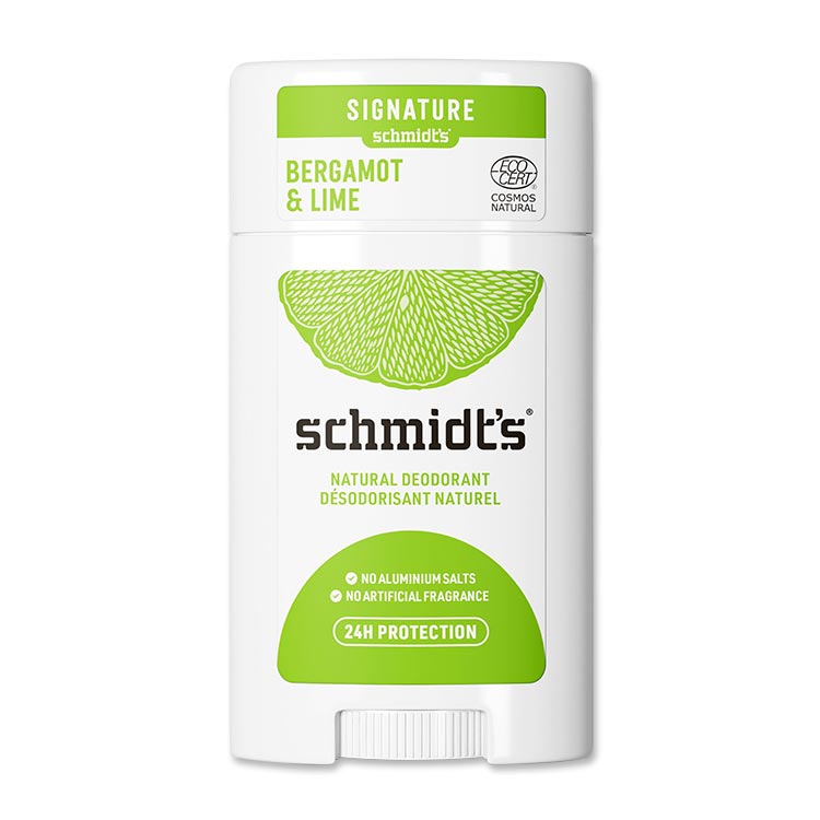 シュミッツ デオドラントスティック ベルガモット&ライム 75g (2.65oz) SCHMIDT'S DEODORANT STICK Bergamot & Lime パーソナルケア 100%天然由来成分【お取り寄せ商品】