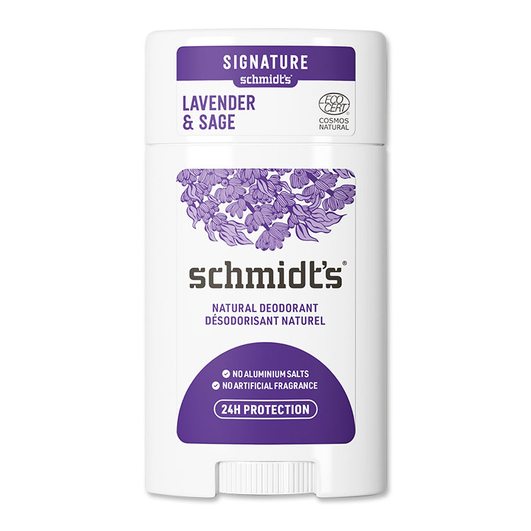 商品説明 ●SCHMIDT'S (シュミッツ)は、2010年に自然派製品開発者であるジェイミー・シュミットによって、オレゴン州ポートランドで創立されました。自然派にこだわった製品が口コミで広がり、今では世界中から絶賛されることになりました。 ●米国で初めてエコサートにより認証を受けたブランドの、手軽に使えるデオドラントスティック♪ ●シアバター、ココナッツオイル、エッセンシャルオイルをベースにしており、最大24時間香りが続き、気になる匂いをケア！ ●100%天然由来成分で、ベタつかず肌にやさしくなめらかに伸びます◎ ●人工的な香料は一切使用せず、エッセンシャルオイルをブレンドしたラベンダーとセージの爽やかな香り！ ※クルエルティフリー (動物実験なし) / アルミニウム塩不使用 / プロピレングリコールフリー / フタル酸エステル不使用 / パラベンフリー / 合成香料不使用 / 合成着色料不使用 / ビーガン仕様 香り違いを見る♪ デオドラントスティックをもっと見る 消費期限・使用期限の確認はこちら 内容量 75g (2.65oz) 成分内容 詳細は画像をご確認ください ※詳しくはメーカーサイトをご覧ください。 使用方法 肌にしばらく当てると、体温でやわらかくなります。 少量をやさしく塗ります。 ※詳細は商品ラベルもしくはメーカーサイトをご確認ください。 メーカー SCHMIDT'S (シュミッツ) ・外用にのみご使用ください。 ・傷ついた肌には使用しないでください。 ・シェービング直後は使用しないでください。 ・お子様の手の届かない場所で保管して下さい。 ・お肌に合わない場合は使用をやめ、症状によっては医師にご相談ください。 ・効能・効果の表記は薬機法により規制されています。 ・医薬品該当成分は一切含まれておりません。 ・メーカーによりデザイン、成分内容等に変更がある場合がございます。 ・製品ご購入前、ご使用前に必ずこちらの注意事項をご確認ください。 Deodorant Stick Lavender &amp; Sage 2.65 OUNCE 生産国: カナダ 区分: 化粧品 広告文責: ㈱ REAL MADE 050-3138-5220 配送元: CMG Premium Foods, Inc. しゅみっつ シュミット しゅみっと 人気 にんき おすすめ お勧め オススメ ランキング上位 らんきんぐ 海外 かいがい シンプル てんねん 自然 フレグランス おしゃれ 習慣 天然成分 ナチュラル成分 女性 男性 レディース メンズ ケア スキンケア 優しい フレッシュ クリーン キレイ きれい アルミニウムフリー アルミニウム不使用 リフレッシュ りふれっしゅ 夏 なつ 脇汗 わきあせ 汗対策 たいさく えちけっと うんどう 通勤 通学 スメル 清潔感 パーソナルケア 敏感肌 ビーガン Vegan びーがん ヴィーガン パーソナルケア すてぃっく アルミニウムフリー クルエルティフリー 動物実験なし プロピレングリコールフリー フタル酸エステルフリー パラベンフリー 合成香料不使用 合成着色料不使用 らべんだー せーじ さわやか