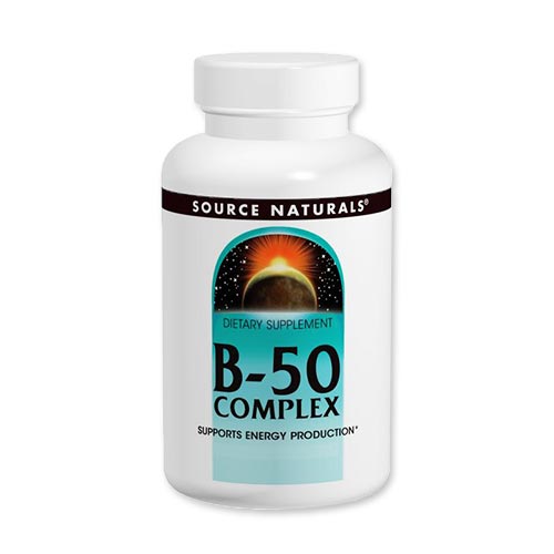 ソースナチュラルズ B-50 コンプレックス 100粒 タブレット Source Naturals B-50 Complex 100Tablets