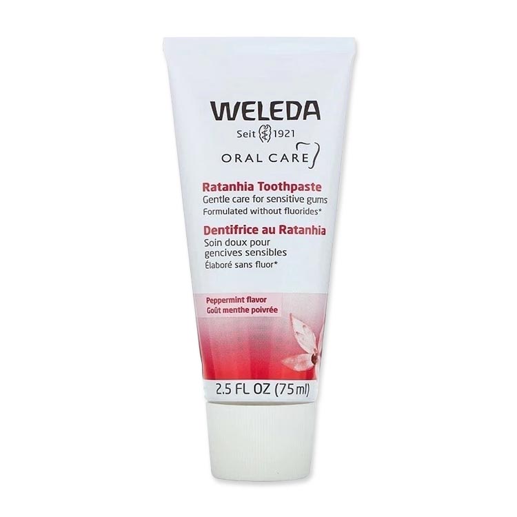 Rakuten - ヴェレダ ラタンヒア 歯磨き粉 ペパーミント 75ml (2.5floz) Weleda Ratanhia Toothpaste Peppermint 口腔ケア 健康的な歯茎 フッ素フリー【お取り寄せ商品】