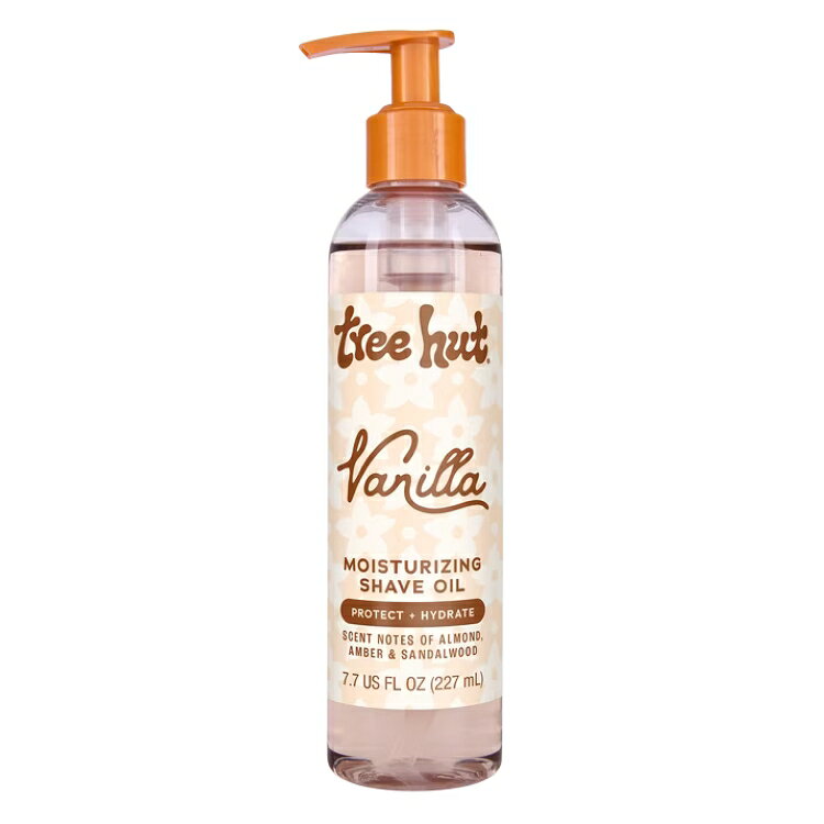 ツリーハット モイスチャライジング シェーブオイル バニラ 約228mL Tree Hut Vanilla Moisturizing Shave Oil, 7.7 fl oz 【お取り寄せ商品】