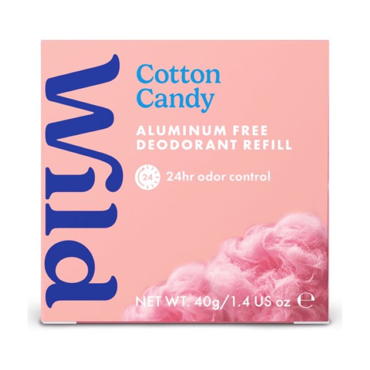 ワイルド デオドラントスティック リフィル コットンキャンディ 約40g Wild Stick Deodorant Refill,for Women and Men, 1.4oz Cotton Candy 【お取り寄せ商品】