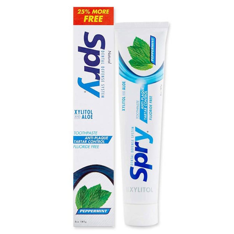 乐天商城 - キシリア 歯磨き粉 ペパーミント 141g (5oz) XLEAR XLEAR Spry Natural DENTAL DEFENSE SYSTEM PEPPERMINT 5oz 141g【お取り寄せ商品】【合わせて買いたい】