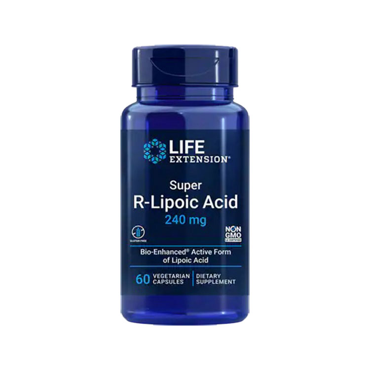 ライフエクステンション スーパーRリポ酸 (R型アルファリポ酸) サプリメント 240mg 60カプセル Life Extension Super R-Lipoic Acid