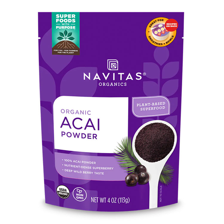 オーガニック アサイーパウダー 113g（4oz）約38回分 Navitas Organics（ナビタス...